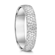 Noah James Jewellery Jewellers Manchester Wedding Ring Textured wedding band Lab Grown Diamond Moissanite
