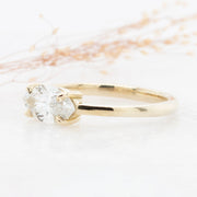 Noah James Jewellers Manchester In Stock Engagement Ring Thalia Marquise Cut East West Claw Set Lab Grown Diamond Solitaire Engagement Ring 18ct Yellow Gold 1.00ct Lab Grown Diamond Moissanite