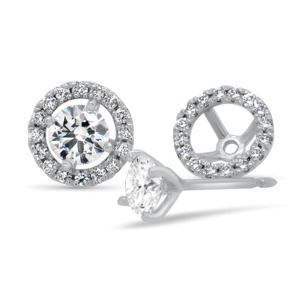 Adele Halo Earring Jackets | Noah James Jewellery.