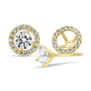 Adele Halo Earring Jackets | Noah James Jewellery.