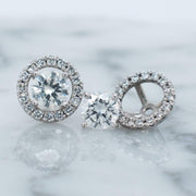 Adele Halo Earring Jackets | Noah James Jewellery.