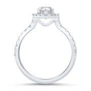 Adele Marquise Cut Halo Engagement Ring Platinum | Noah James Jewellery.