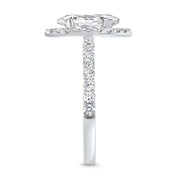 Adele Marquise Cut Moissanite and Lab Grown Diamond Halo Engagement Ring | Noah James Jewellery.