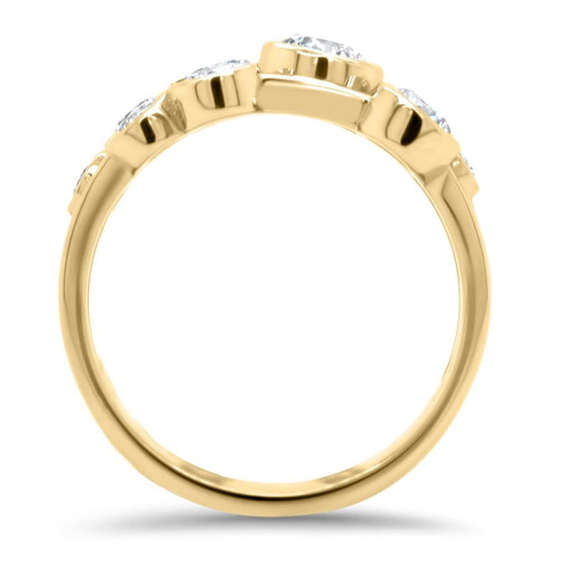 Amelia Yellow Gold Diamond Scatter Ring | Noah James Jewellery.