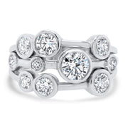 Amelia Yellow Gold Diamond Scatter Ring | Noah James Jewellery.