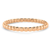 Anais Gold Bead Stacking Ring | Noah James Jewellery.
