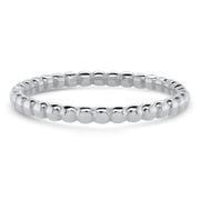 Anais Gold Bead Stacking Ring | Noah James Jewellery.