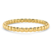 Anais Gold Bead Stacking Ring | Noah James Jewellery.