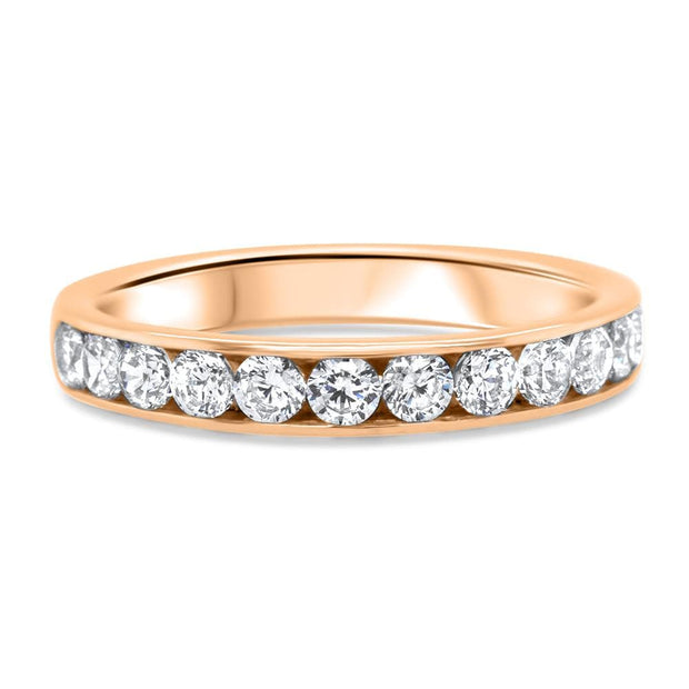 Aria Midi Channel Set Eternity Ring | Noah James Jewellery.