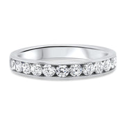 Aria Midi Channel Set Eternity Ring | Noah James Jewellery.