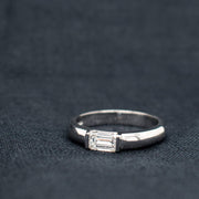 BESPOKE EMERALD CUT SOLITAIRE ENGAGEMENT RING | Noah James Jewellery.