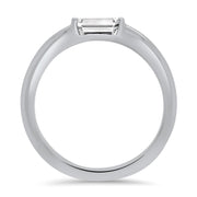 BESPOKE EMERALD CUT SOLITAIRE ENGAGEMENT RING | Noah James Jewellery.