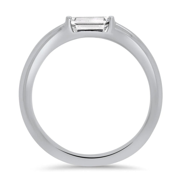 BESPOKE EMERALD CUT SOLITAIRE ENGAGEMENT RING | Noah James Jewellery.