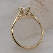 Noah James Jewellers Manchester Bespoke Gallery BESPOKE ENGAGEMENT RING WITH FILIGREE DETAIL Lab Grown Diamond Moissanite