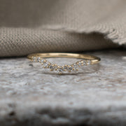 Noah James Jewellers Manchester Bespoke Gallery BESPOKE FLORAL ENGAGEMENT AND WEDDING RING SET Lab Grown Diamond Moissanite