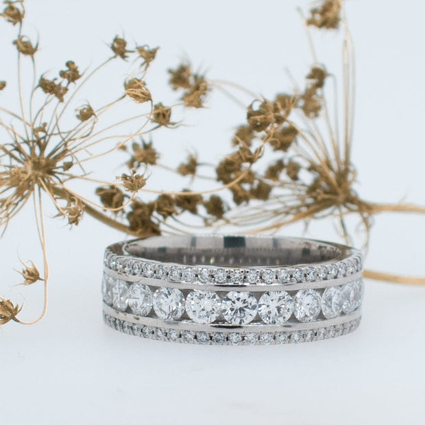 BESPOKE LAB GROWN DIAMOND ETERNITY RING | Noah James Jewellery.