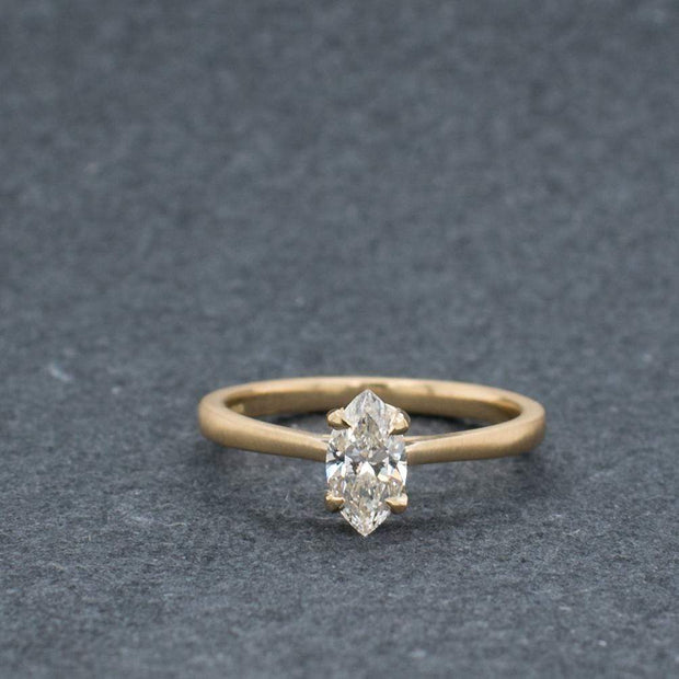 BESPOKE MARQUISE CUT ENGAGEMENT RING | Noah James Jewellery.