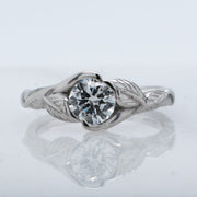BESPOKE FLORAL ENGAGEMENT RING | Noah James Jewellery.