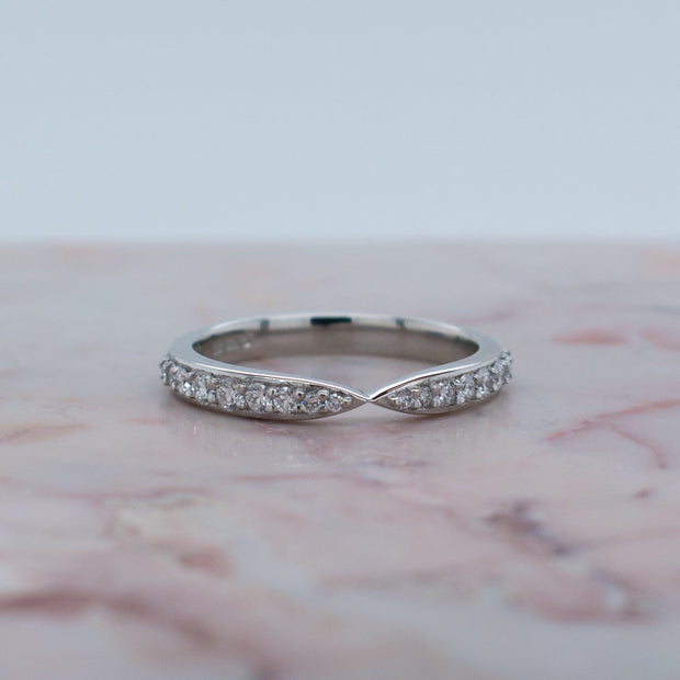 Noah James Jewellers Manchester Bespoke Gallery Bespoke diamond wedding band Lab Grown Diamond Moissanite