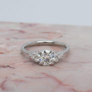 BESPOKE ROUND 3 STONE ENGAGEMENT RING | Noah James Jewellery.