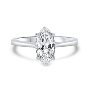 Celeste Marquise Cut Solitaire Engagement Ring Platinum | Noah James Jewellery.