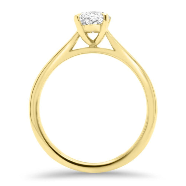 Celeste Marquise Cut Solitaire Engagement Ring Yellow Gold | Noah James Jewellery.