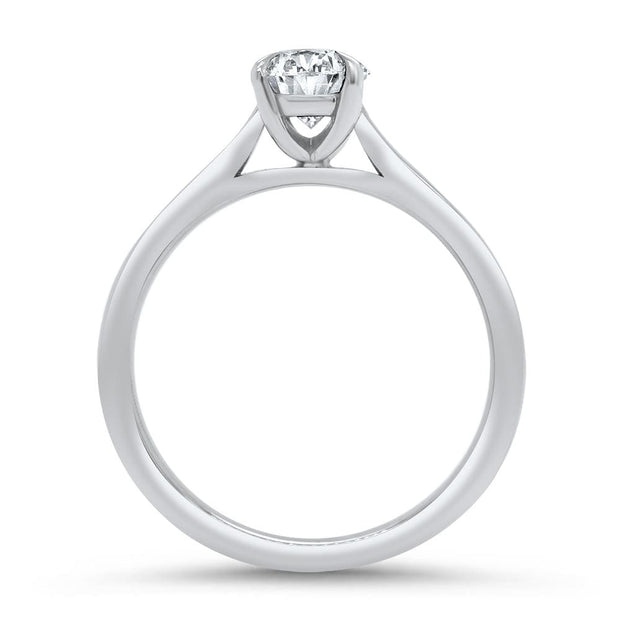 Celeste Pear Shape Solitaire Engagement Ring Platinum | Noah James Jewellery.