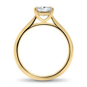 Celeste Princess Cut Solitaire Engagement Ring Yellow Gold | Noah James Jewellery.