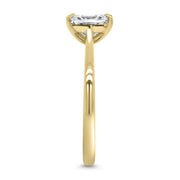 Celeste Radiant Cut Solitaire Engagement Ring Yellow Gold | Noah James Jewellery.