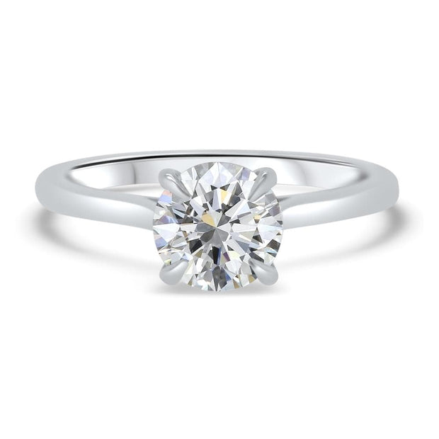 Celeste Round Brilliant Cut Solitaire Engagement Ring Yellow Gold | Noah James Jewellery.