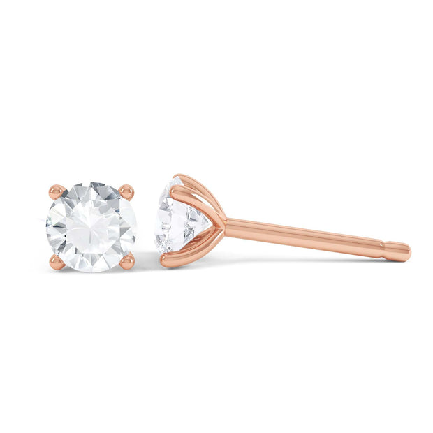 Celeste Round Claw Set Earrings | Noah James Jewellery.