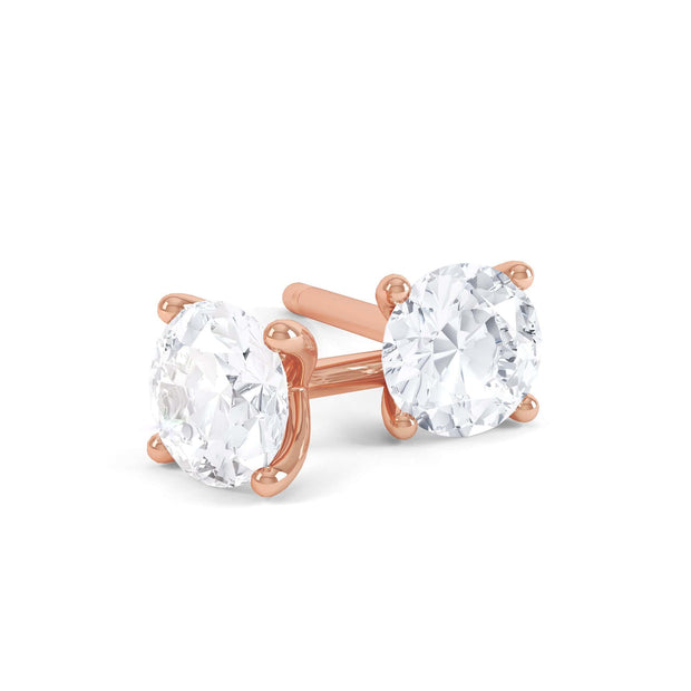 Celeste Round Claw Set Earrings | Noah James Jewellery.