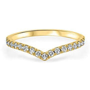 Celia Wishbone Micro Set Ring | Noah James Jewellery.