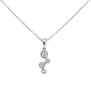 Diamond Scatter Pendant | Noah James Jewellery.