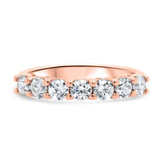 Florence Round Brilliant Cut Diamond 7 Stone Eternity Ring | Noah James Jewellery.