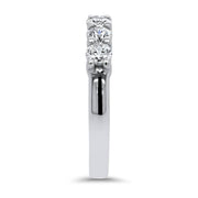 Florence Round Brilliant Cut Diamond 7 Stone Eternity Ring | Noah James Jewellery.