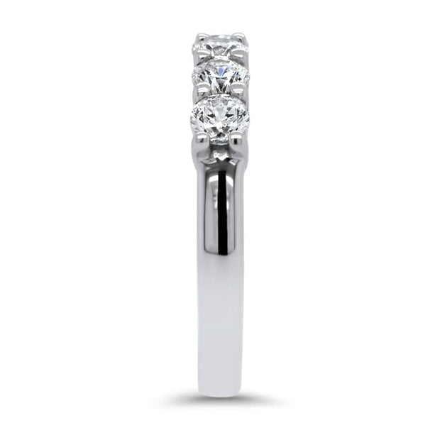 Florence Round Brilliant Cut Diamond 7 Stone Eternity Ring | Noah James Jewellery.