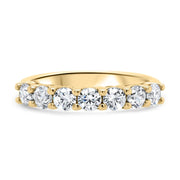 Florence Round Brilliant Cut Diamond 7 Stone Eternity Ring | Noah James Jewellery.