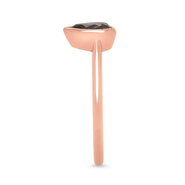 Celia Pear Shaped Cognac Diamond Engagement Ring | Noah James Jewellery.