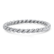 Isabella Twisted Rope Stack Ring | Noah James Jewellery.