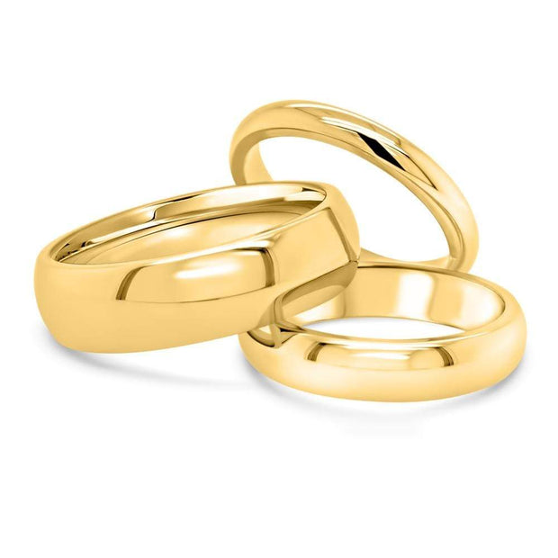 D Shape Wedding Ring | Noah James Jewellery.