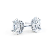 Celeste Oval Cut Claw Set Earrings | Noah James Jewellery.