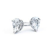 Celeste Pear Shape Claw Set Earrings | Noah James Jewellery.