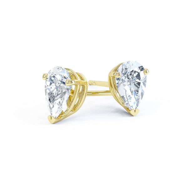 Celeste Pear Shape Claw Set Earrings | Noah James Jewellery.