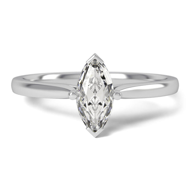 Leona Marquise Solitaire Engagement Ring | Noah James Jewellery.