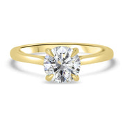 Celeste Round Brilliant Cut Solitaire Engagement Ring Platinum | Noah James Jewellery.