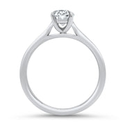 Celeste Pear Shape Solitaire Engagement Ring Platinum | Noah James Jewellery.