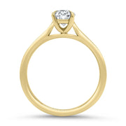 Celeste Round Brilliant Cut Solitaire Engagement Ring Yellow Gold | Noah James Jewellery.