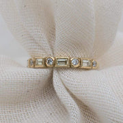 Carolina Baguette and Round Yellow Diamond Ring | Noah James Jewellery.