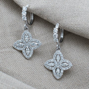 BESPOKE LAB GROWN DIAMOND MARQUISE CUT FLORAL EARRINGS | Noah James Jewellery.